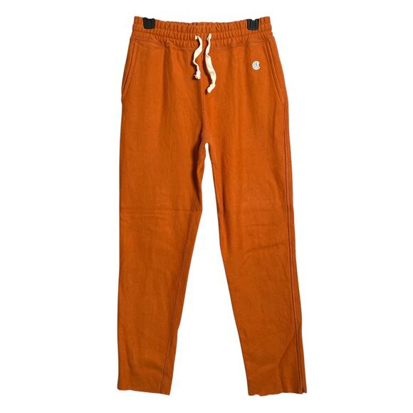 Todd Snyder Champion Processed Sweatpants Size XS Rust Burnt Orange Fleece Pants - Picture 1 of 12